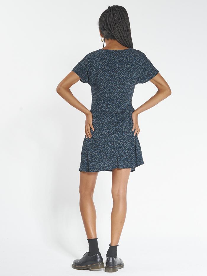 strapless open back dress THRILLS ROYAL BLOOM DRESS – Corner Surf Shop