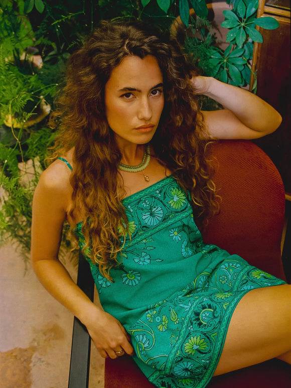 BOTEH DARJEELING MINI STRAPPY DRESS