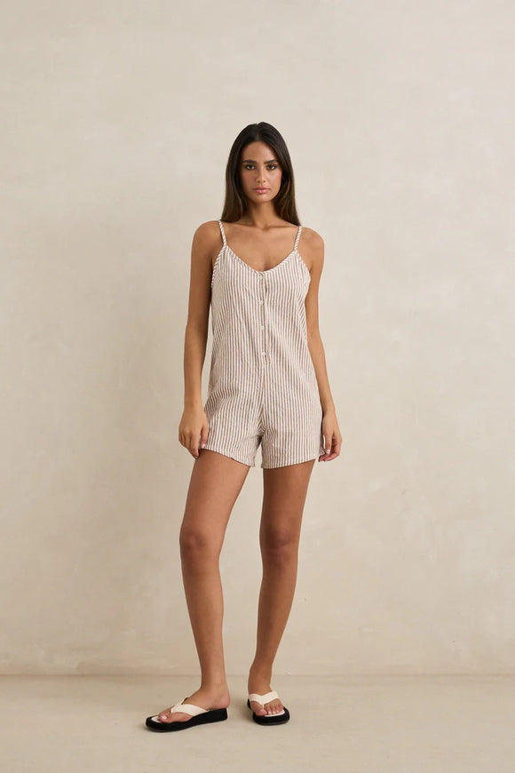 RHYTHM VALLEY STRIPE ADJUSTABLE ROMPER