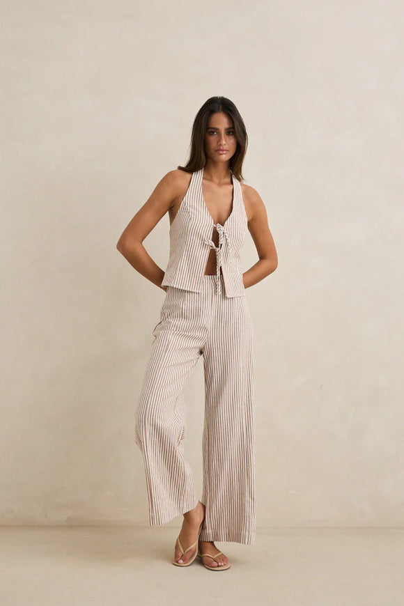 RHYTHM LOUISE WIDE LEG PANT - Corner Surf Shop