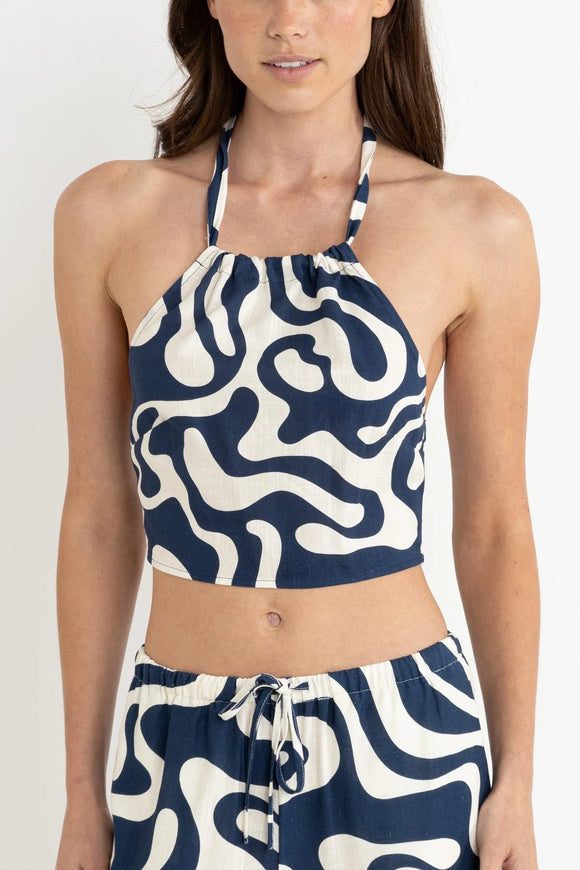 RHYTHM WAVERLY HALTER TOP