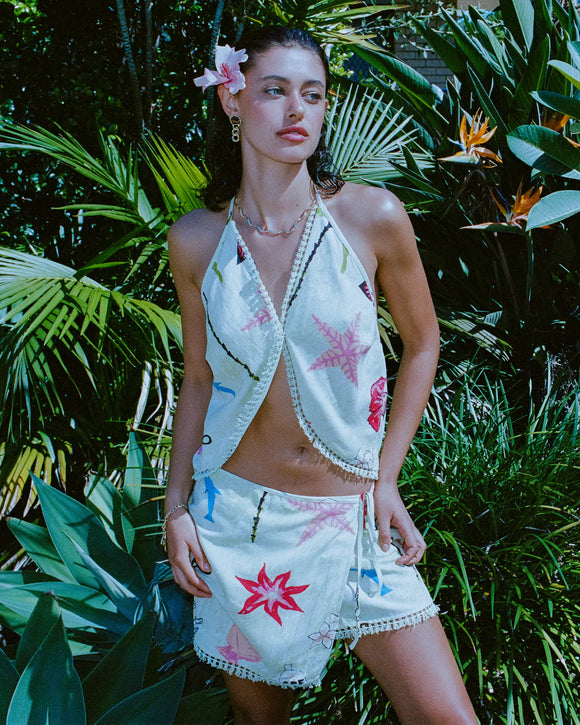 BILLABONG LOTTIE HALL WVN MINI SKIRT