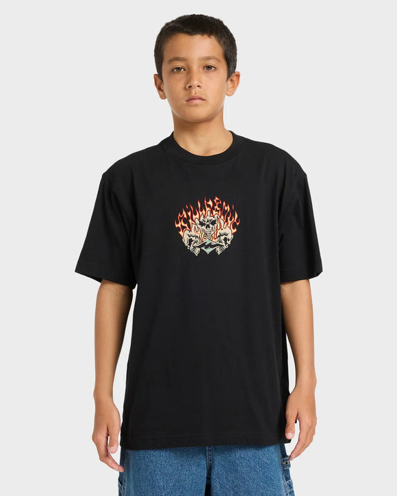 BILLABONG BOYS 3 STRIKES TEE