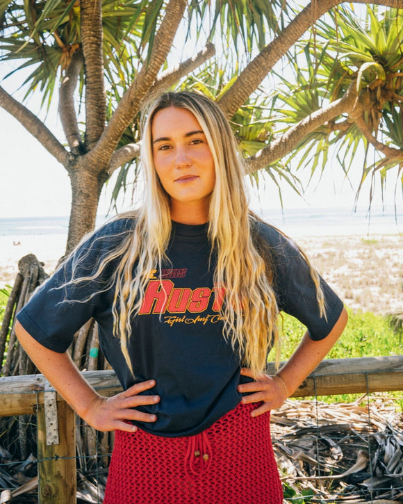 RUSTY SURF OVERSIZE TEE