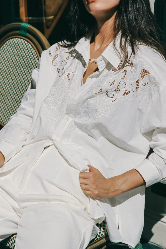 AUGUSTE HOLDEN EMBROIDERED SHIRT