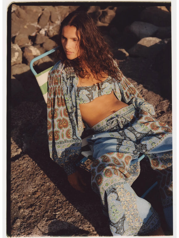 BOTEH ONDA SILK WIDE LEG PANT