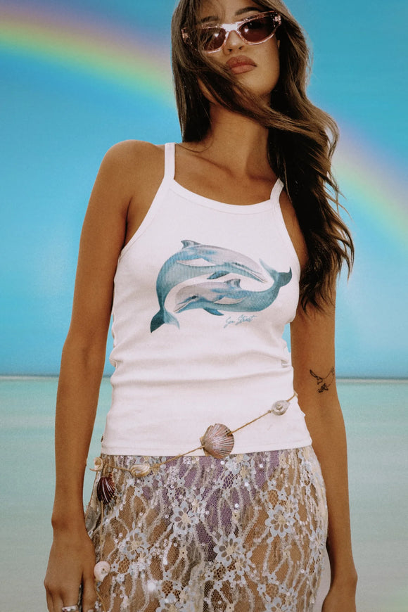 SEA STREET DOLPHIN YIN YANG SINGLET