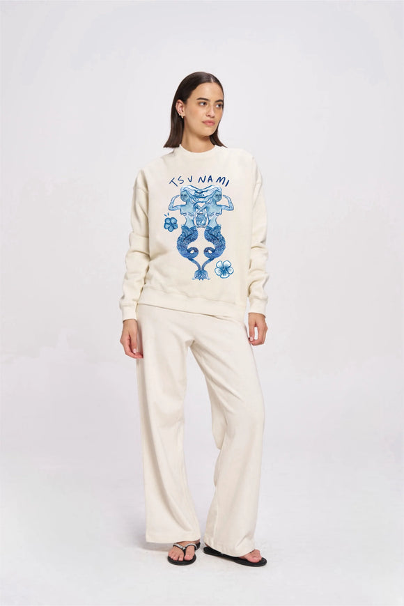 MAKU TSUNAMI MAIDEN FLEECE CREW
