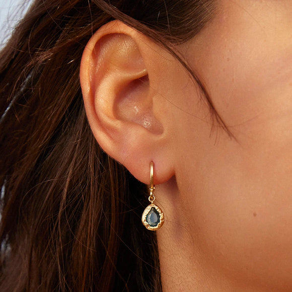 AGAPEE LYSIA BLUE EARRINGS