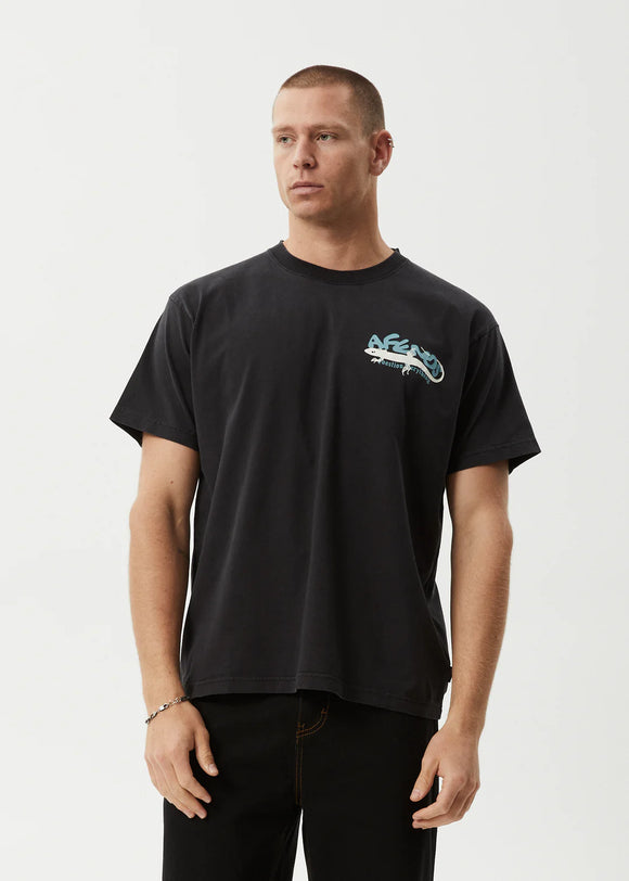 AFENDS REPTILIAN BOXY FIT TEE