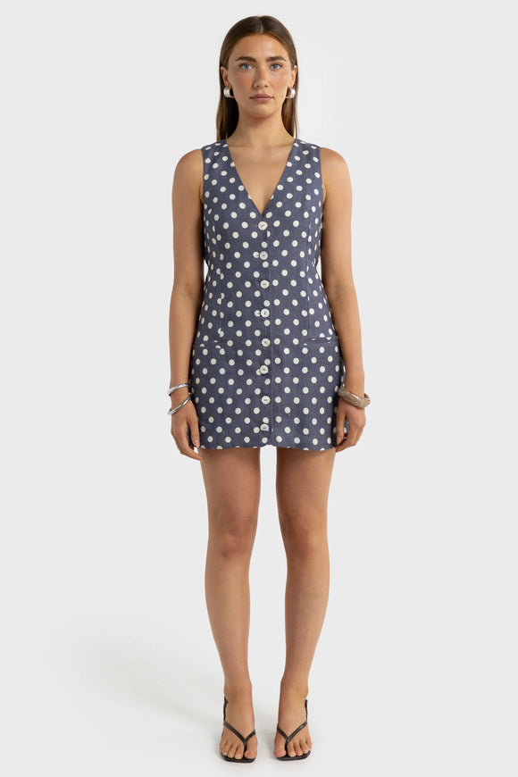 ORTC KODA LINEN MINI DRESS - Corner Surf Shop