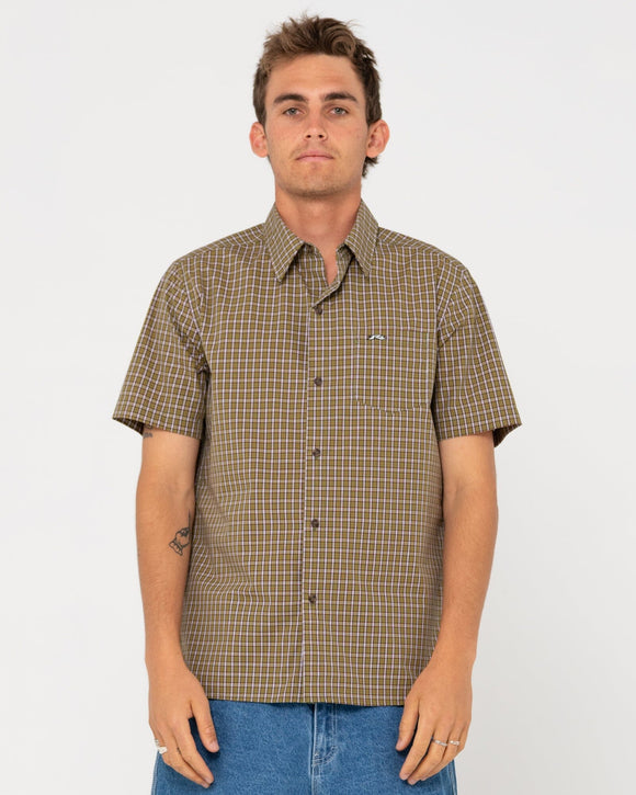 RUSTY DATSUN CHECK S/S SHIRT