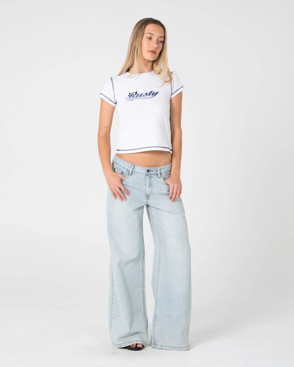 RUSTY WENDY WIDE LOW RISE JEAN 2.0