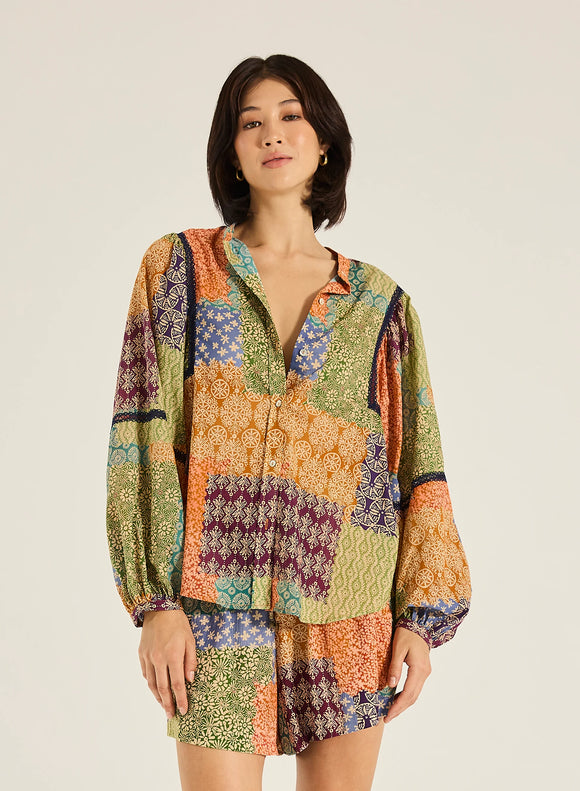 TIGERLILY LIORA ISLA PATCH SHIRT