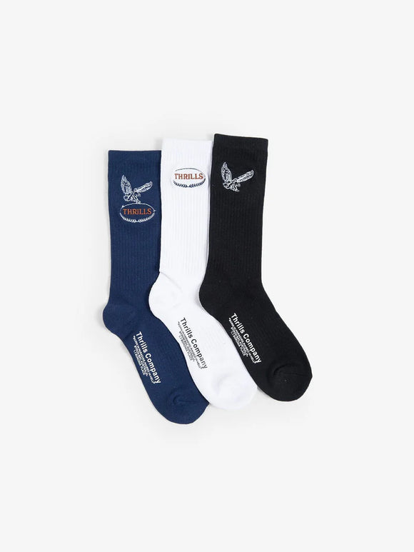 THRILLS CANYON 3 PACK SOCK