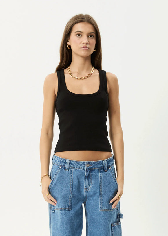 AFENDS LAYDEN RIB SINGLET
