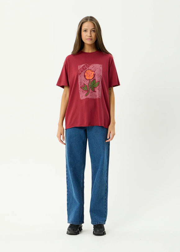 AFENDS SINGLE N THORNY OVERSIZED TEE - Corner Surf Shop