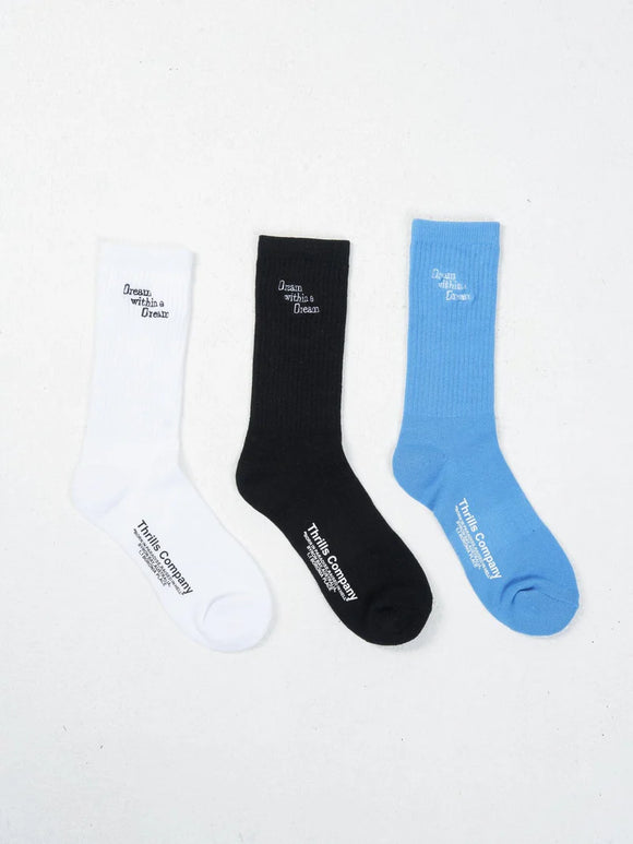 THRILLS 3 PACK SOCK