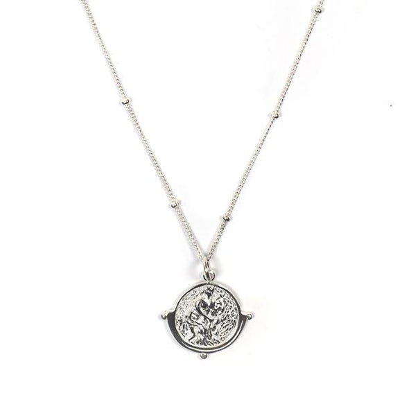 NOMAD COLLECTIVE SALACIA PENDANT NECKLACE - RECYCLED STERLING SILVER